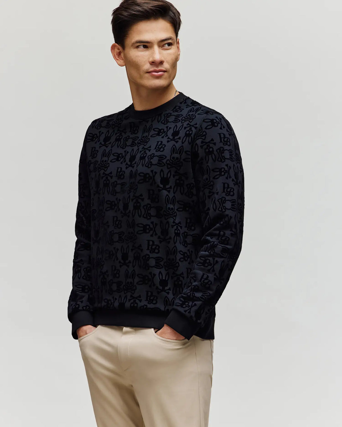 Mens reed flock crew