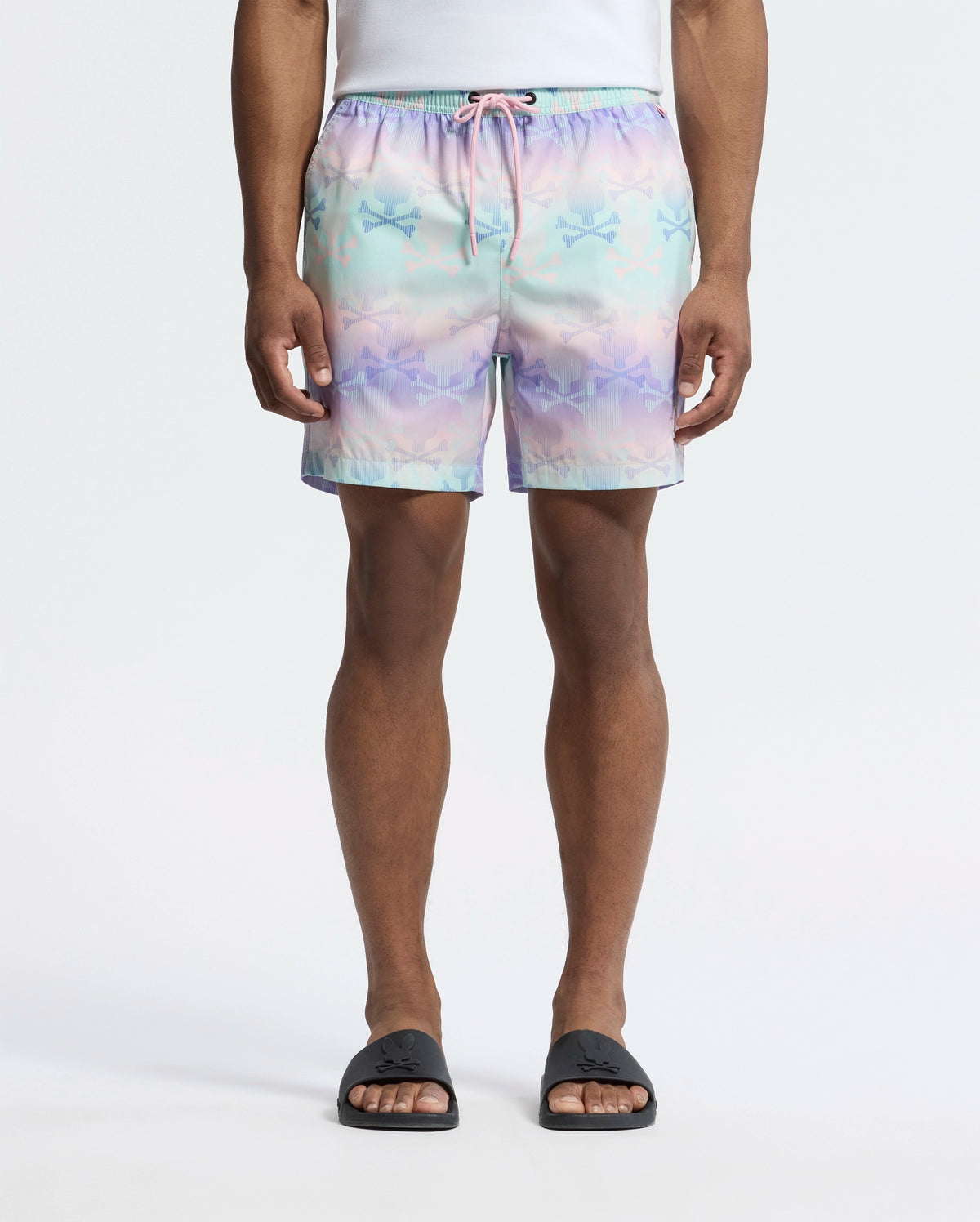Mens forster bunny printed swim trunk