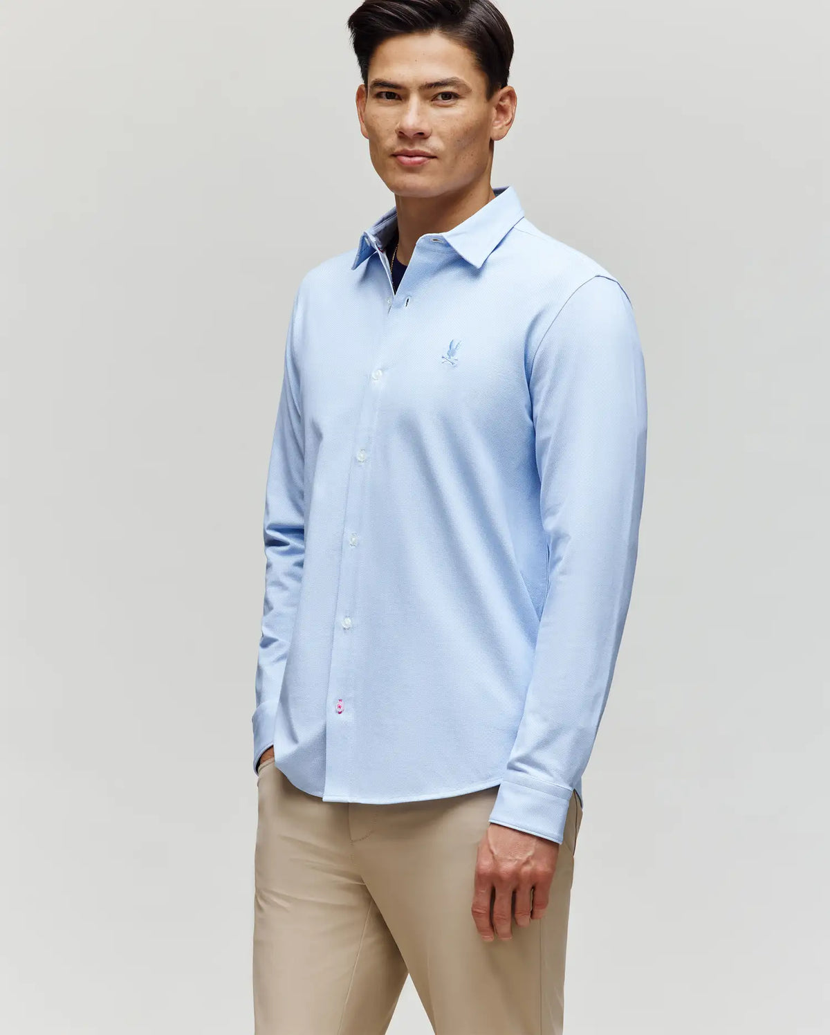 Mens jim jersey striped knit shirt