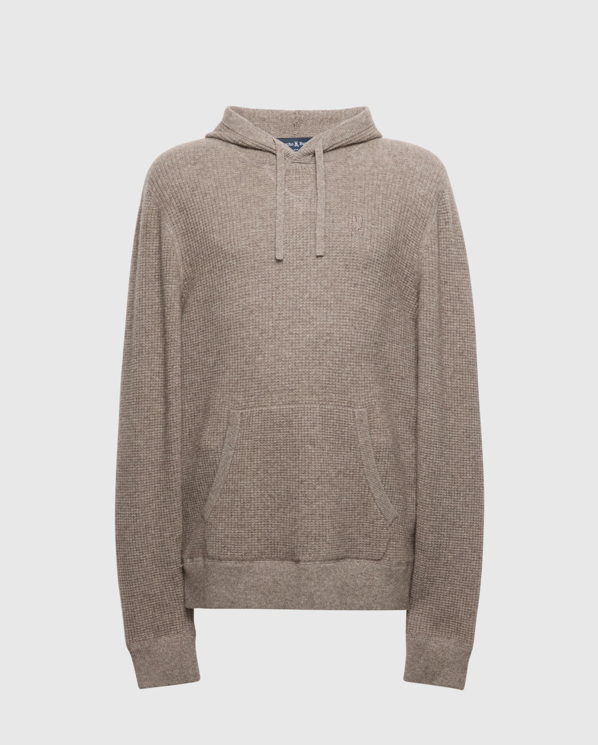 Mens levan waffle hooded sweater