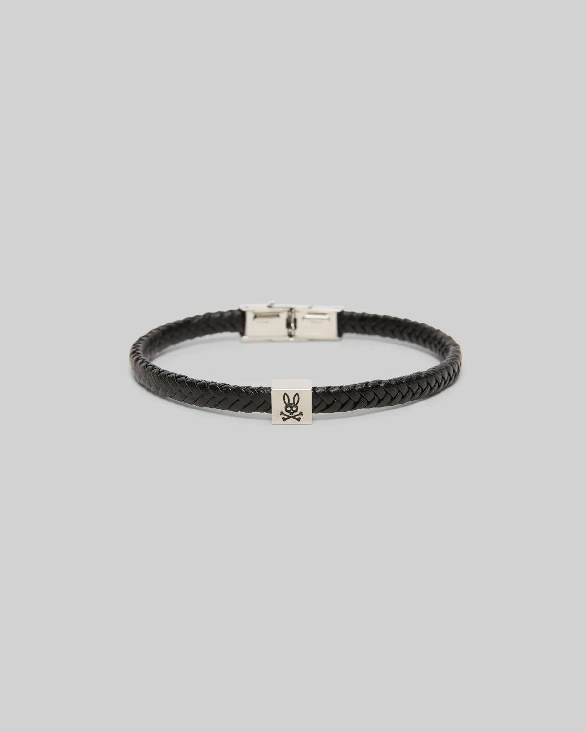Mens leather braided bracelet