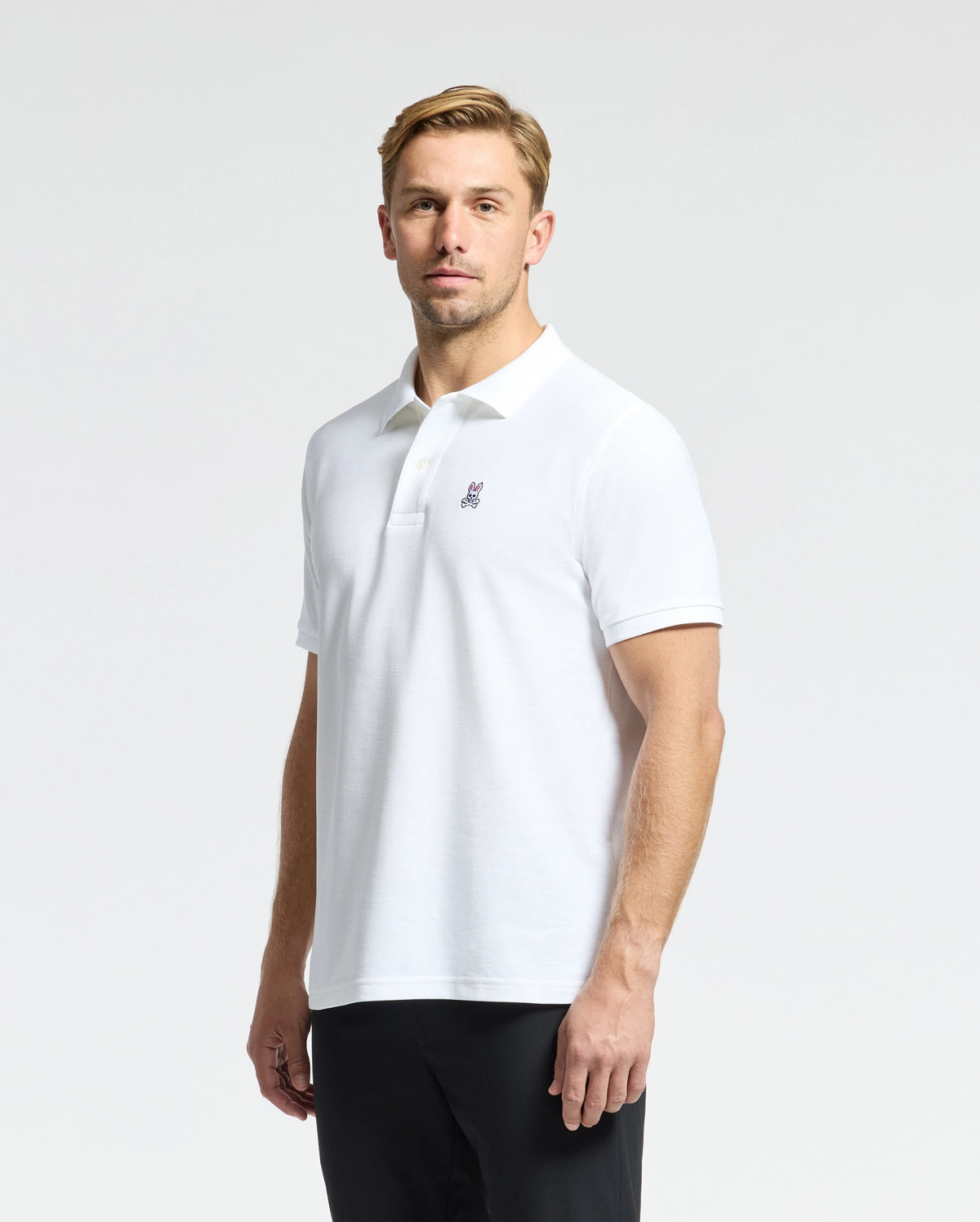 Mens classic pique polo shirt