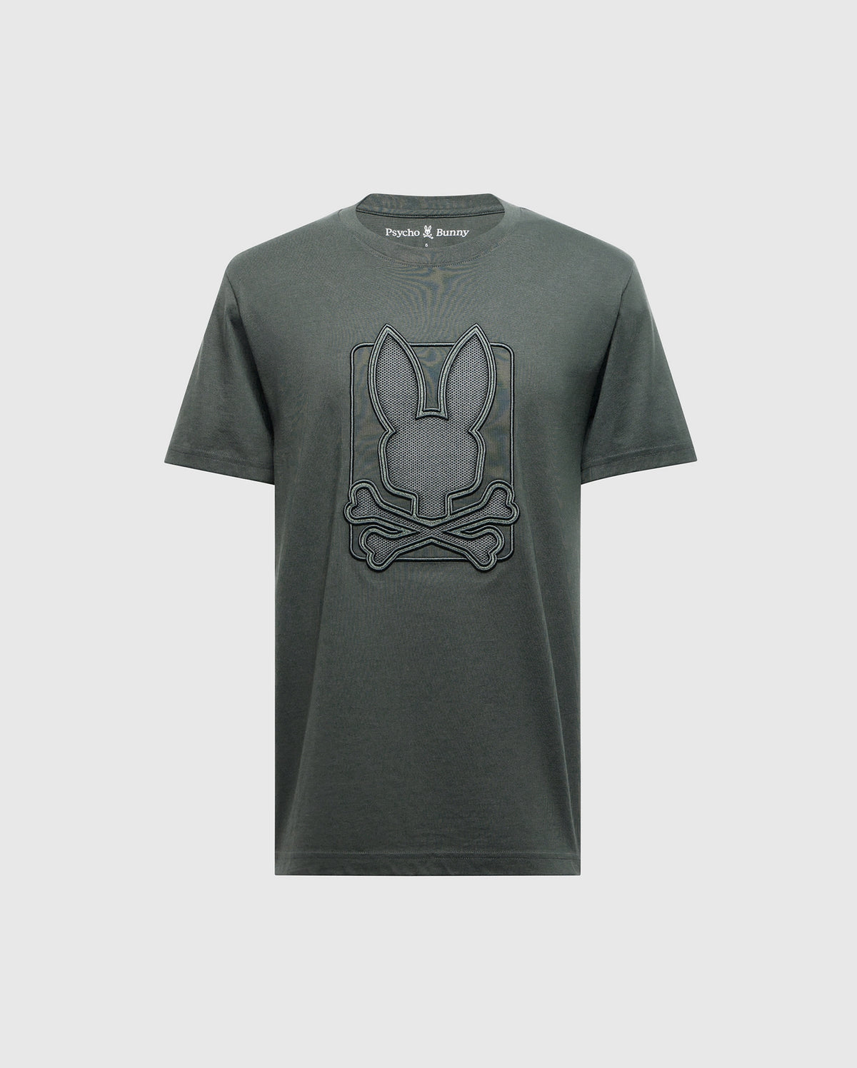 Mens pierce embroidered graphic tee