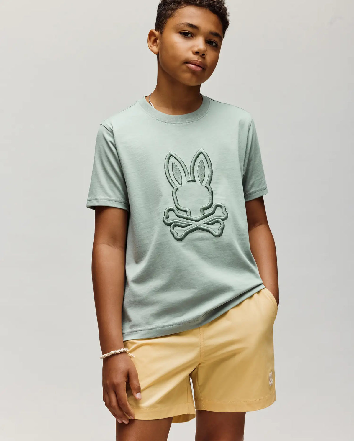 Kids nicholas embroidered tee