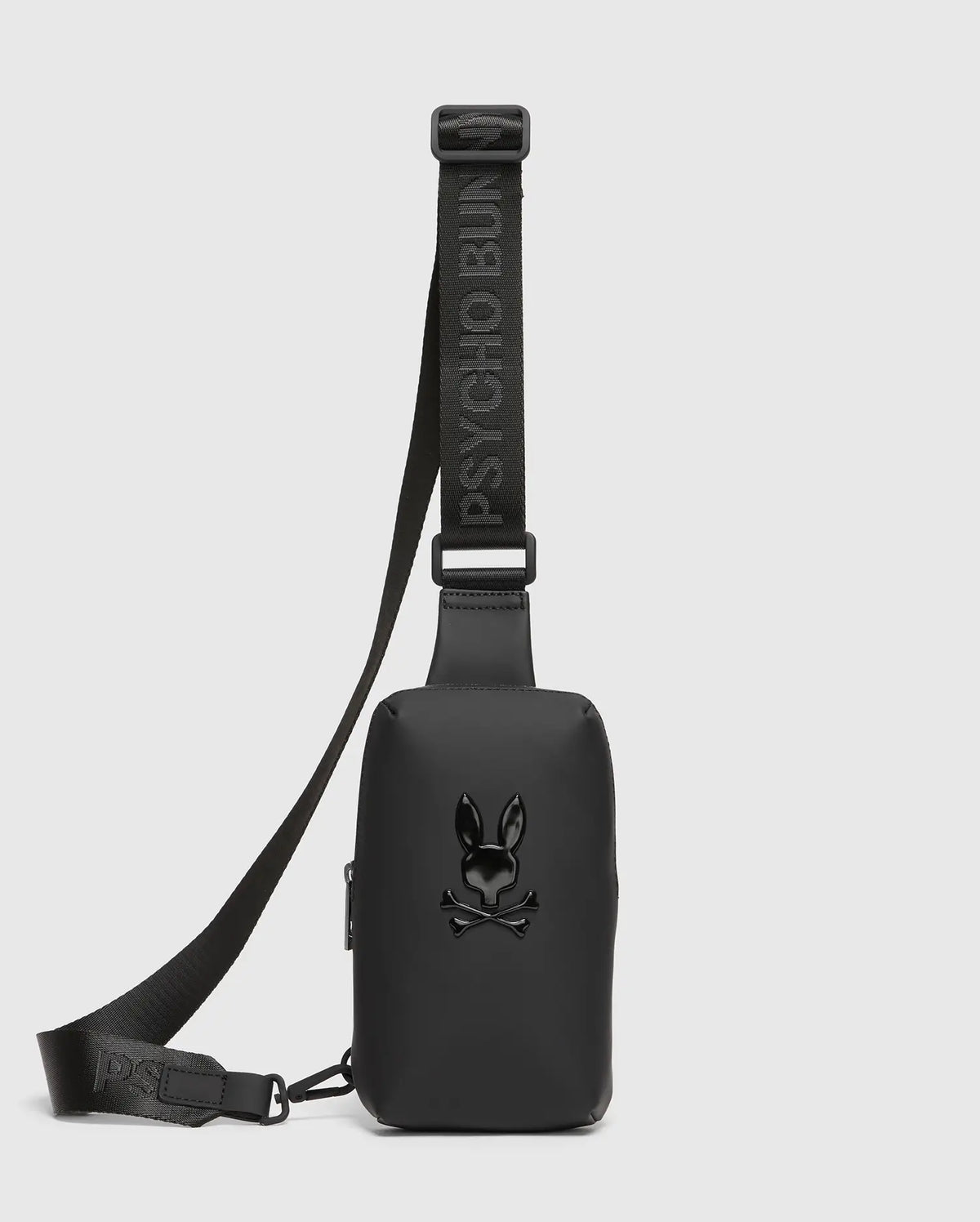 Mens rubberized crossbody