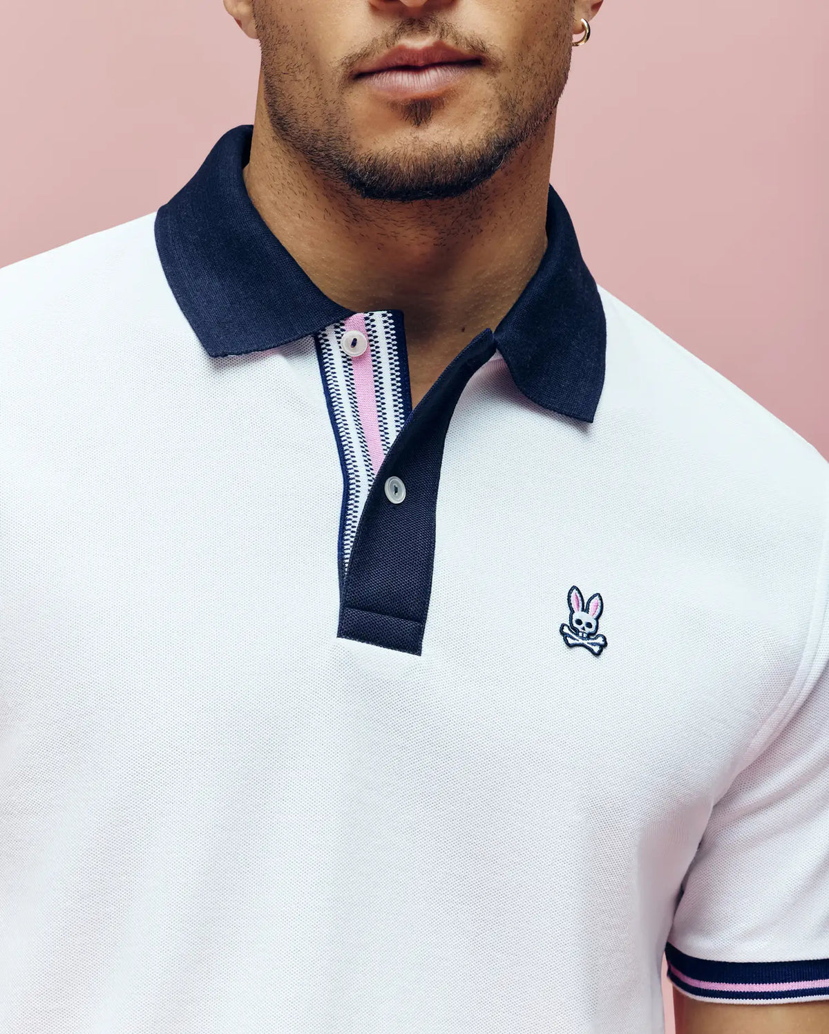 Mens archive classic bunny pique polo