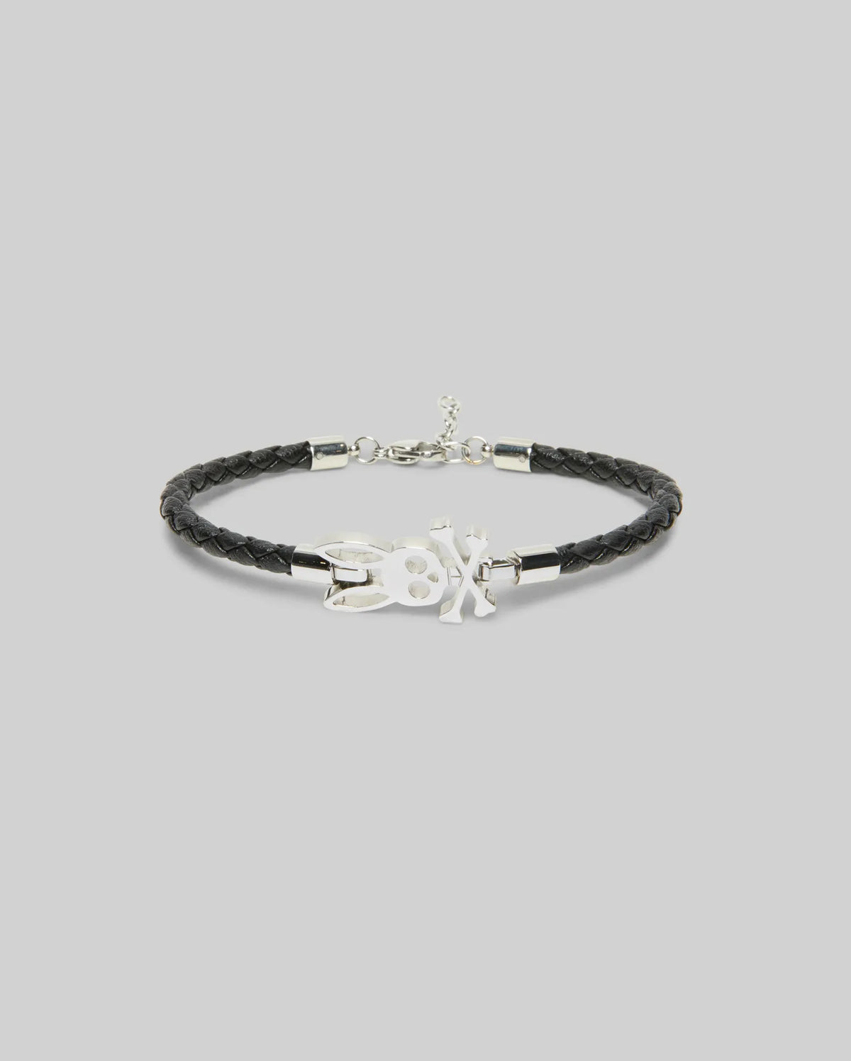 Mens bunny leather bracelet