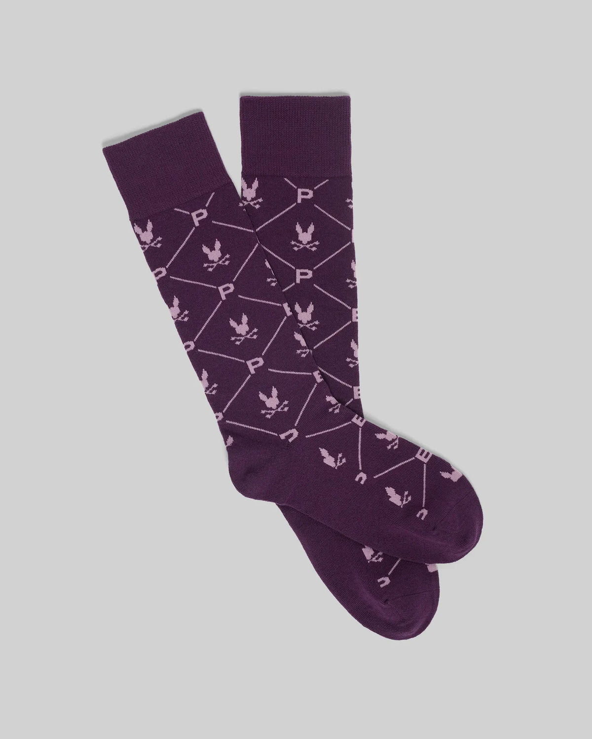 Mens new all over bunny dress sock