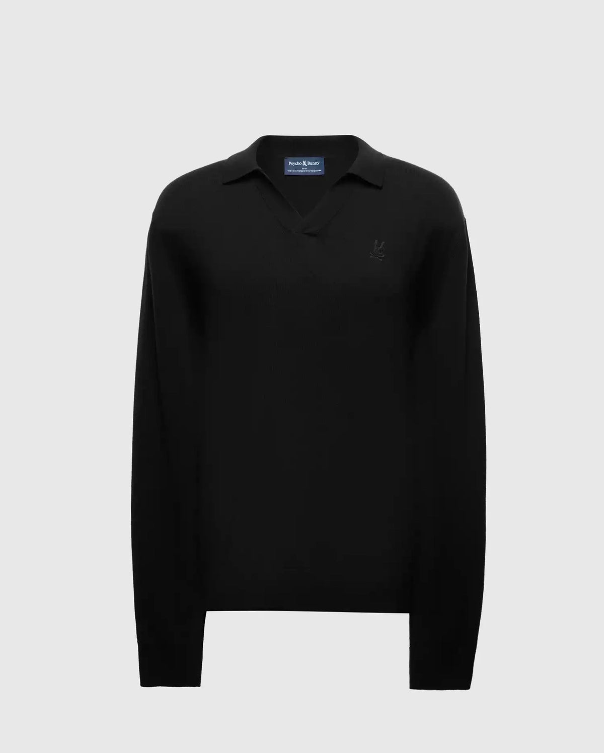 Mens johnny collar sweater