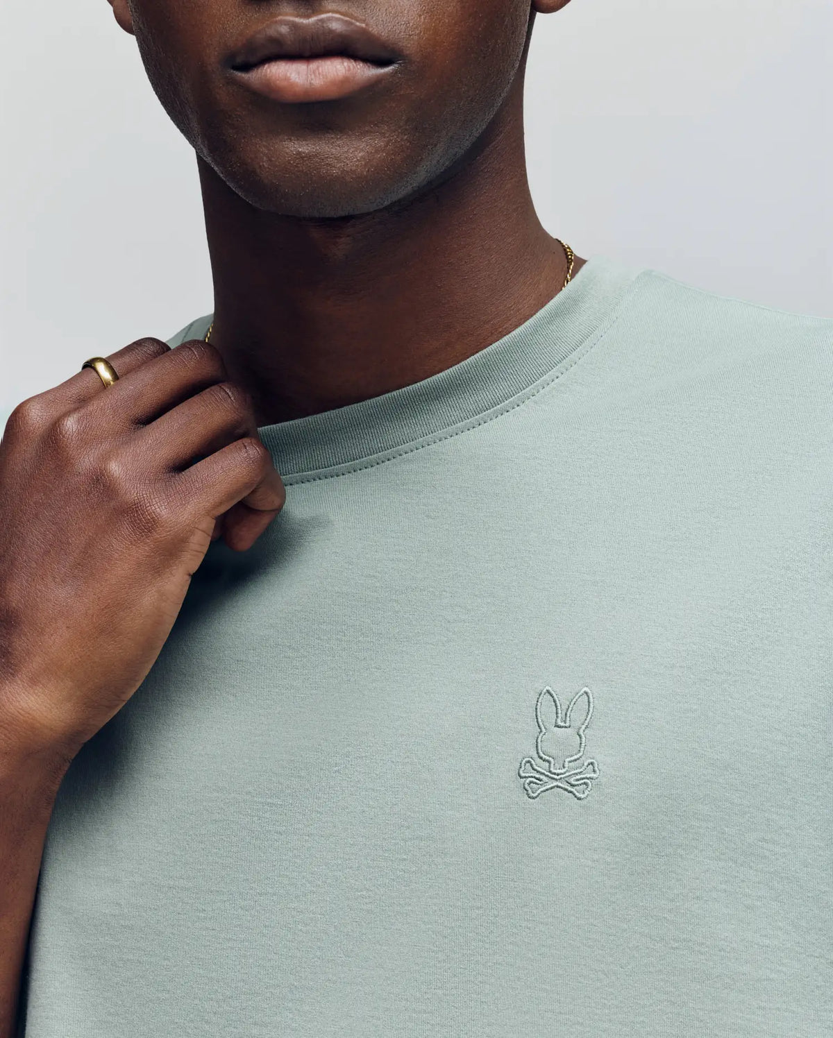 Mens james premium crew neck tee