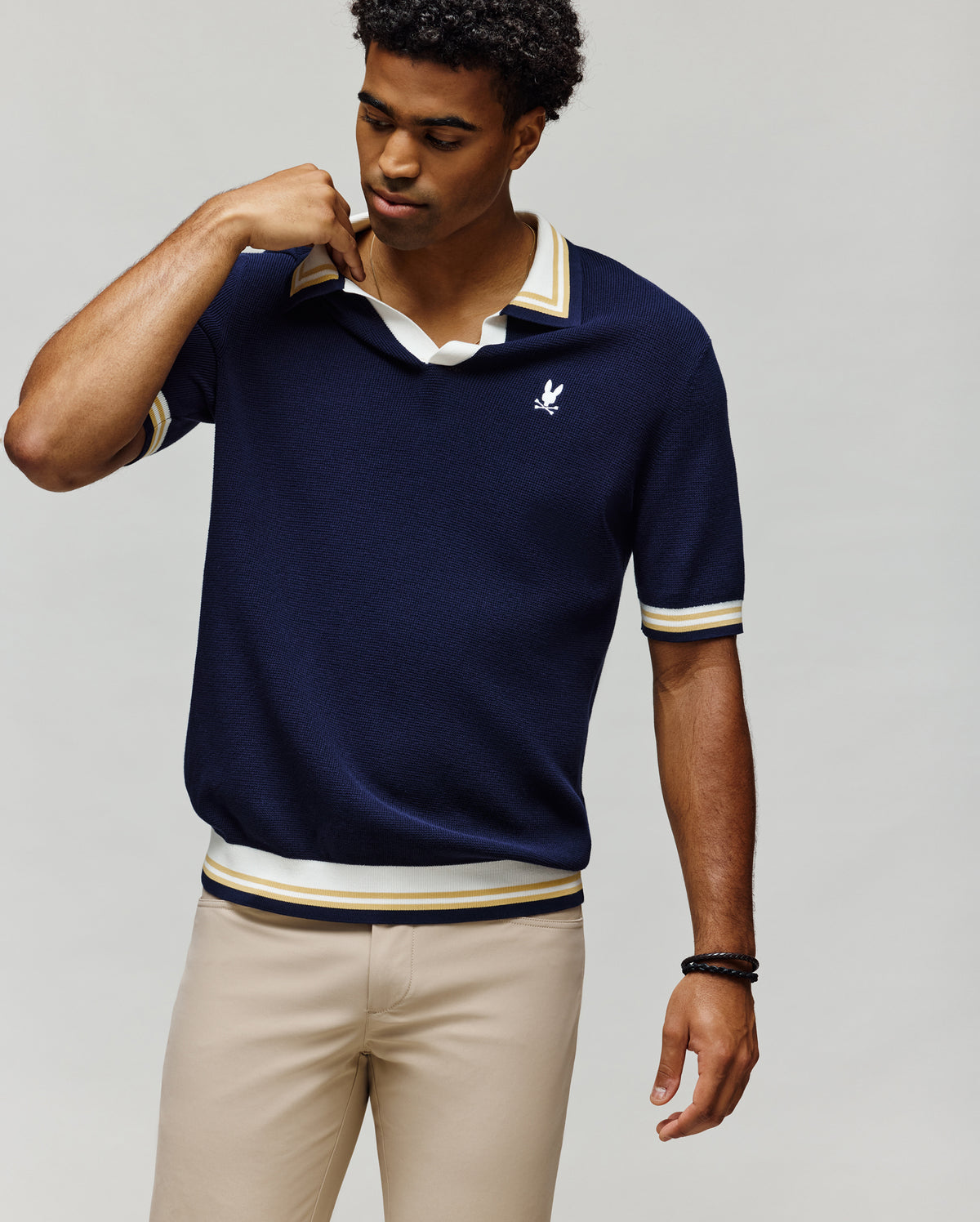 Mens carter sweater polo