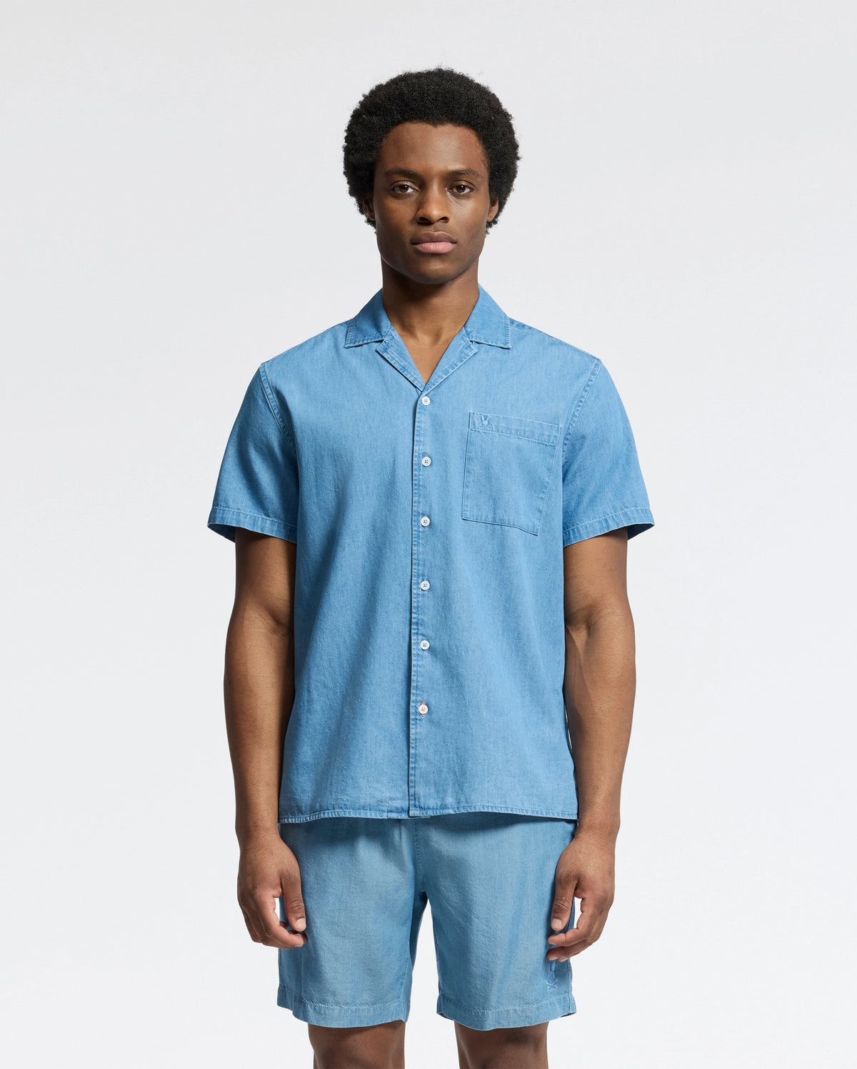 Mens kervin lightweight denim woven shirt