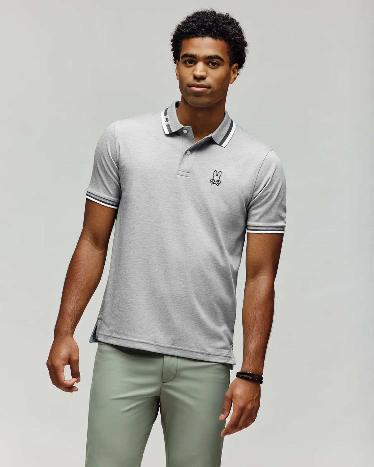 Mens chris pique polo shirt