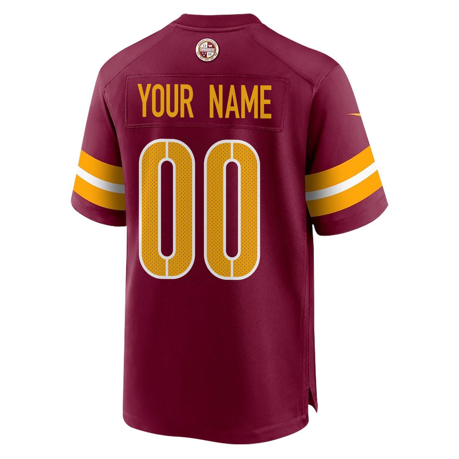 Washington Commanders Super Bowl LIX Champions Game Custom Burgundy NFL Jersey Men's