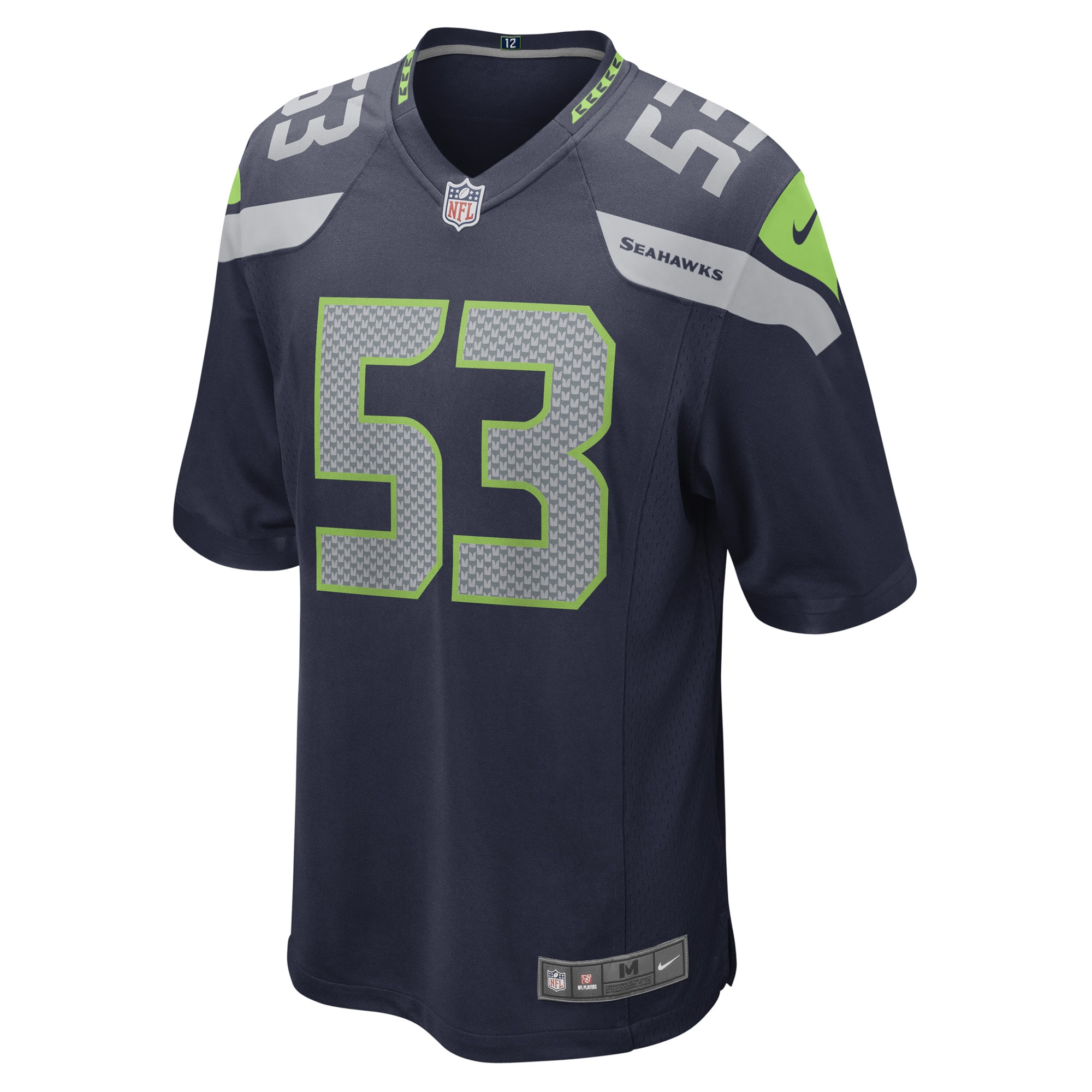 Seattle Seahawks Boye Mafe College Navy Game Player NFL Jersey Men's