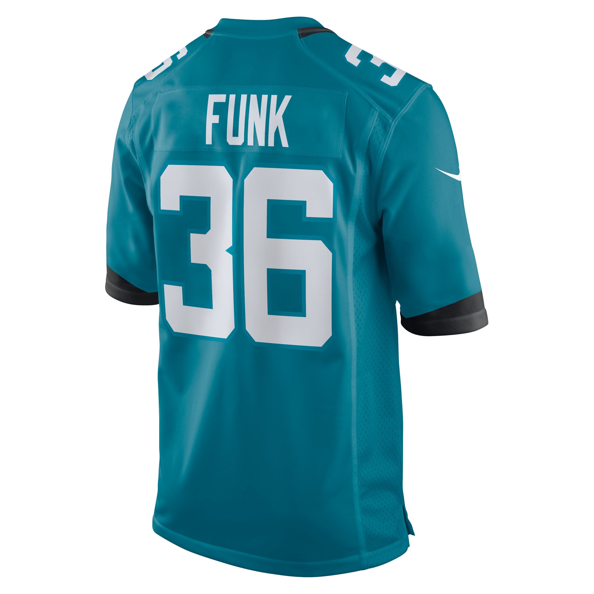 Jacksonville Jaguars Jake Funk Teal Team Game NFL Jersey Men's