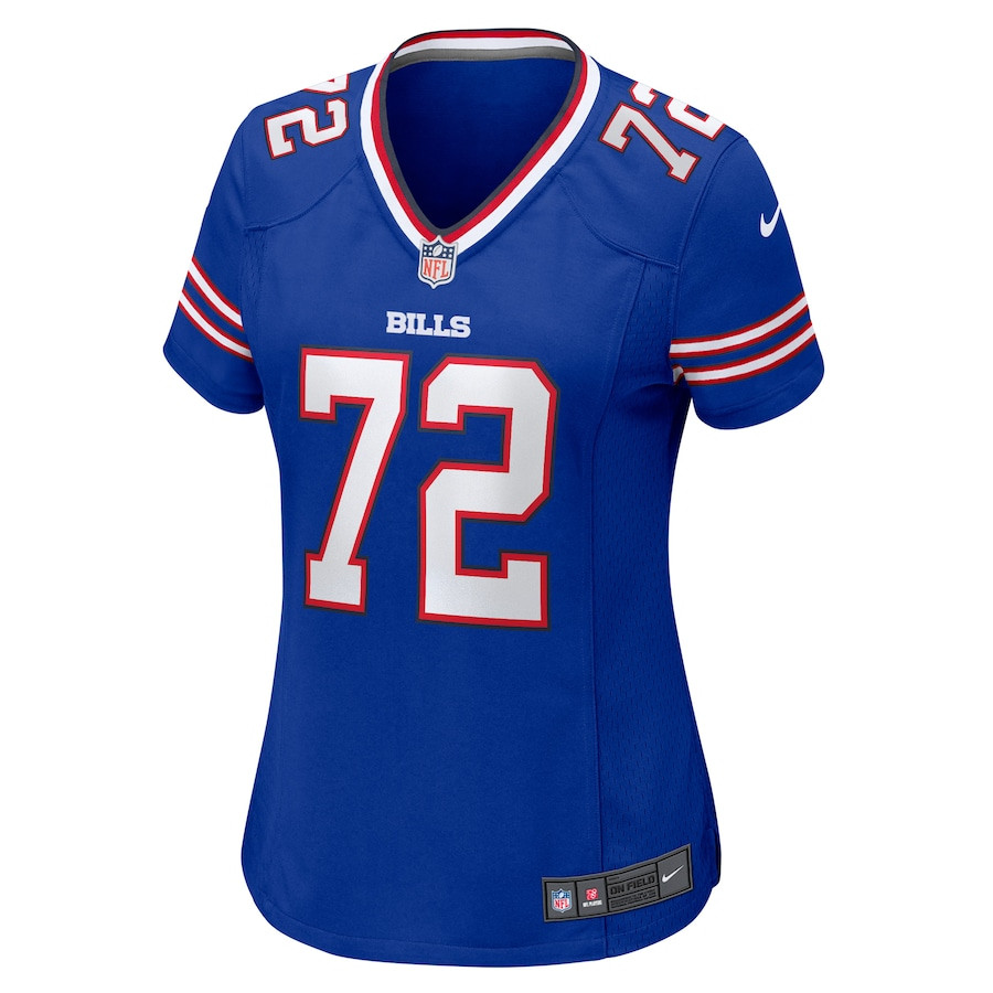 Tommy Doyle 72 Buffalo Bills Game Royal NFL Jersey Women's