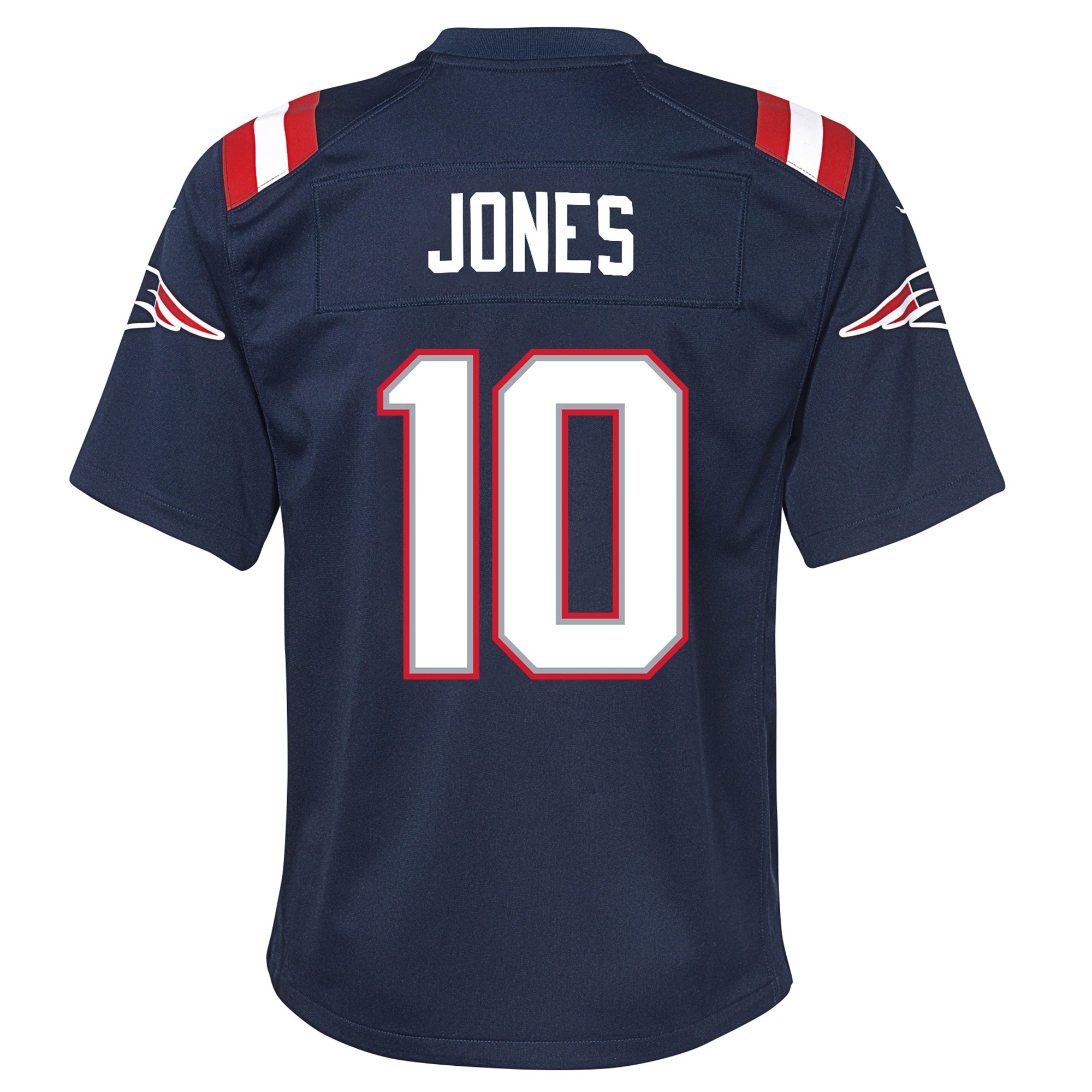 New England Patriots Mac Jones Navy Game NFL Jersey Youth