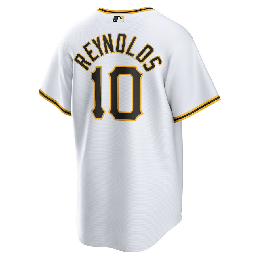 Bryan Reynolds 10 Pittsburgh Pirates White MLB Jersey Men's