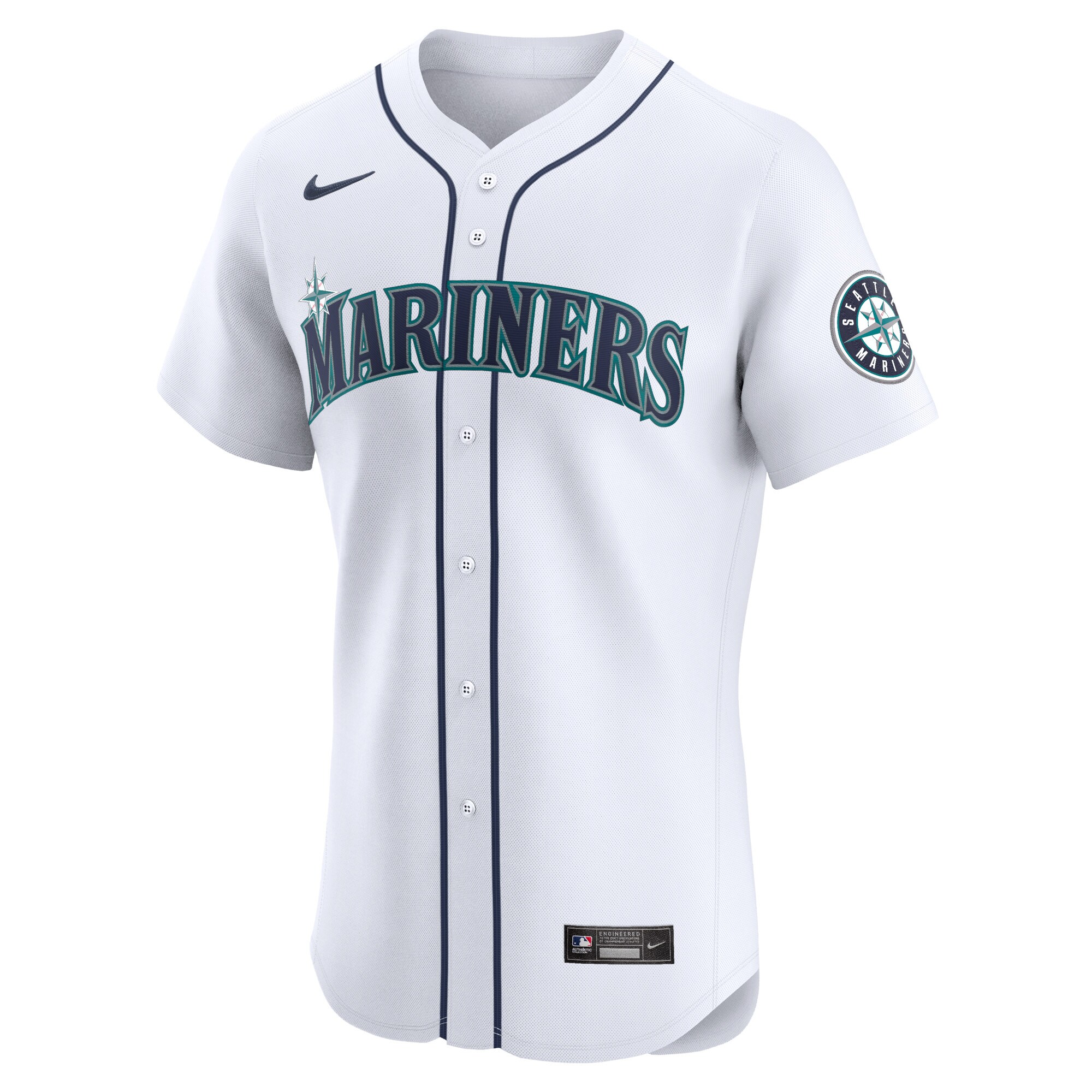 Seattle Mariners Julio Rodr?guez White Home Elite Player MLB Jersey Men's