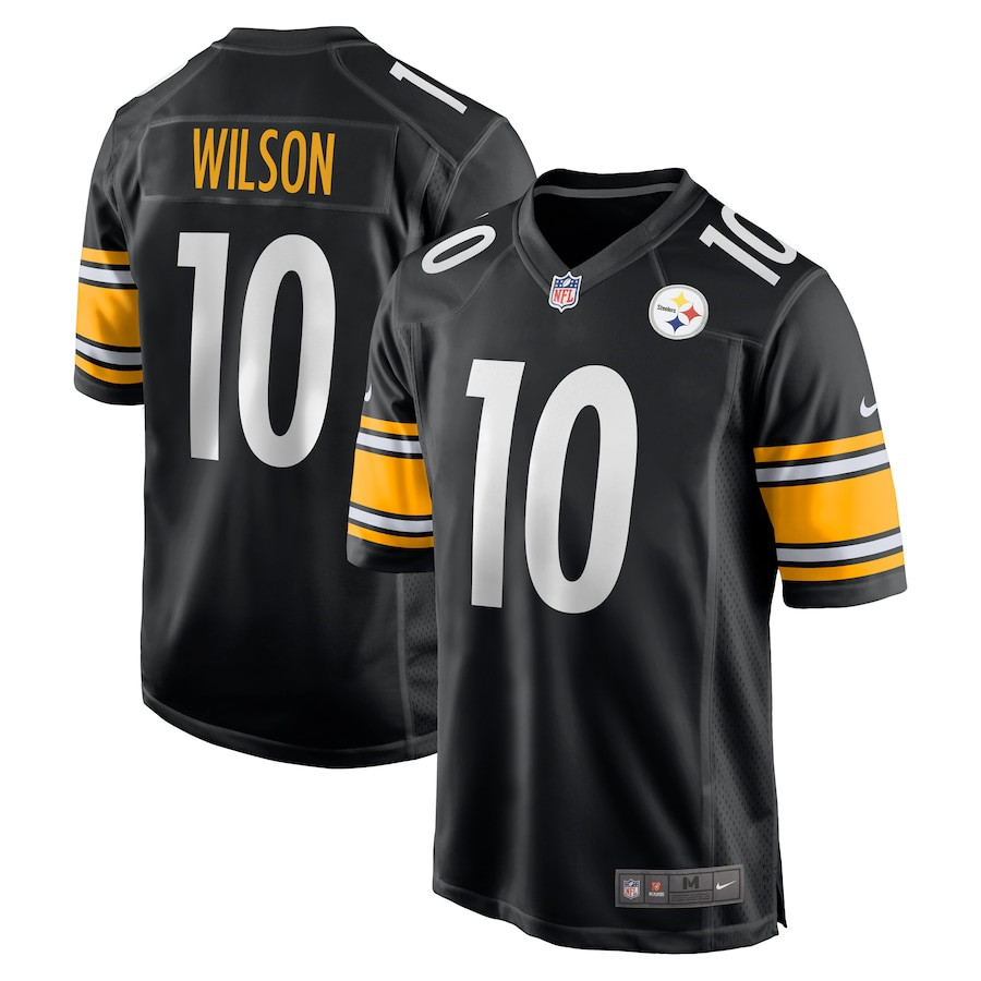 Roman Wilson 10 Pittsburgh Steelers Game Black NFL Jersey Men's