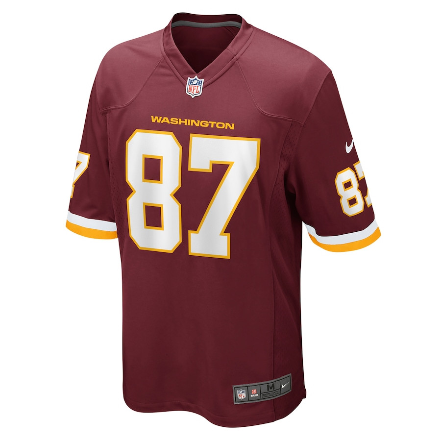 John Bates 87 Washington Commanders Team Game Burgundy NFL Jersey Men's