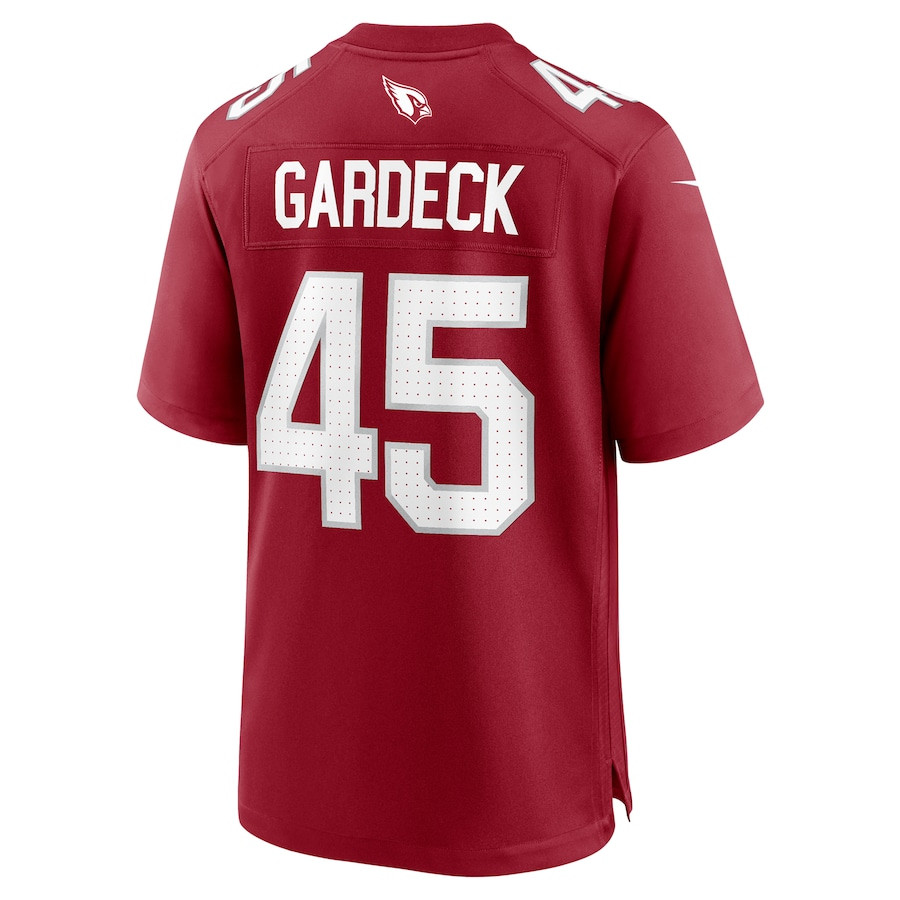 Dennis Gardeck 45 Arizona Cardinals Team Game Cardinal NFL Jersey Men's