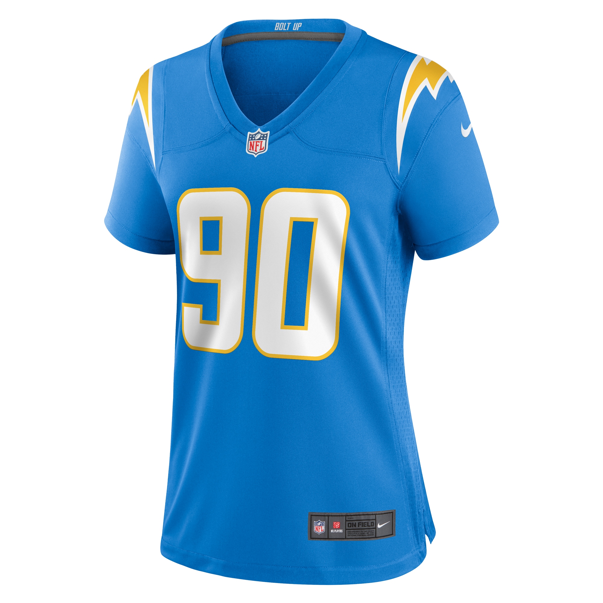 Los Angeles Chargers Brevin Allen Powder Blue Team Game NFL Jersey Women's
