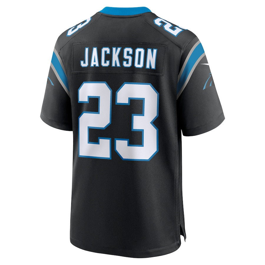 Dane Jackson 23 Carolina Panthers Game Black NFL Jersey Men's