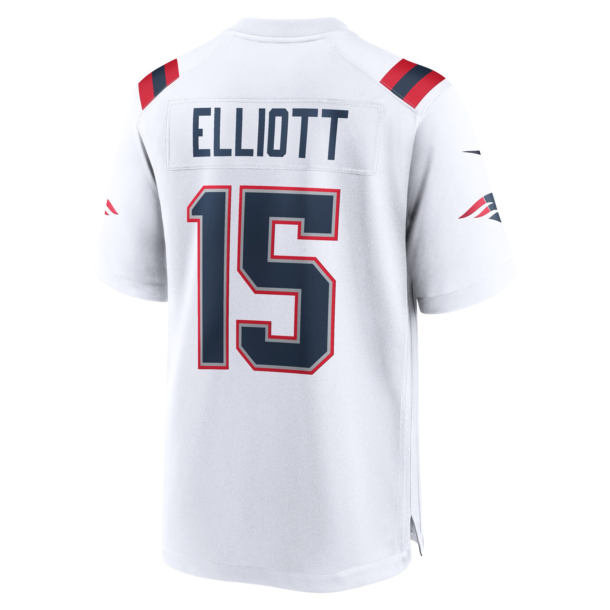New England Patriots Ezekiel Elliott White Game Player NFL Jersey Men's