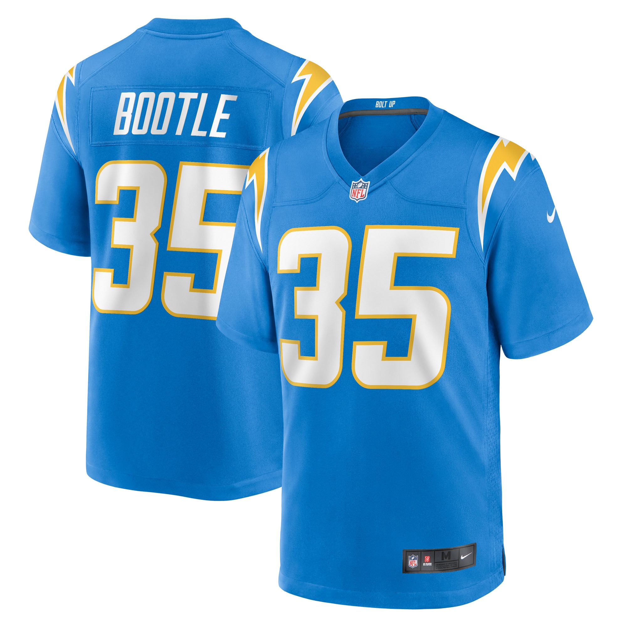 Los Angeles Chargers Dicaprio Bootle Powder Blue Team Game NFL Jersey Men's