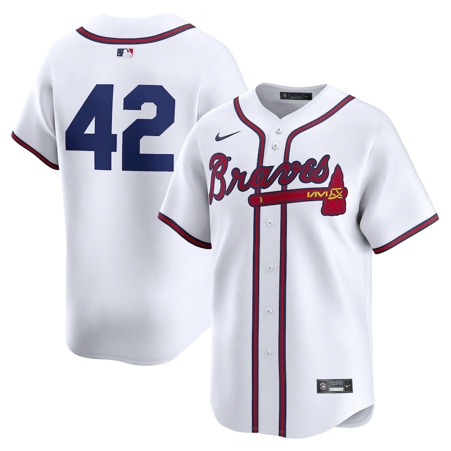 Atlanta Braves 2024 Jackie Robinson Day Home Limited Jersey White