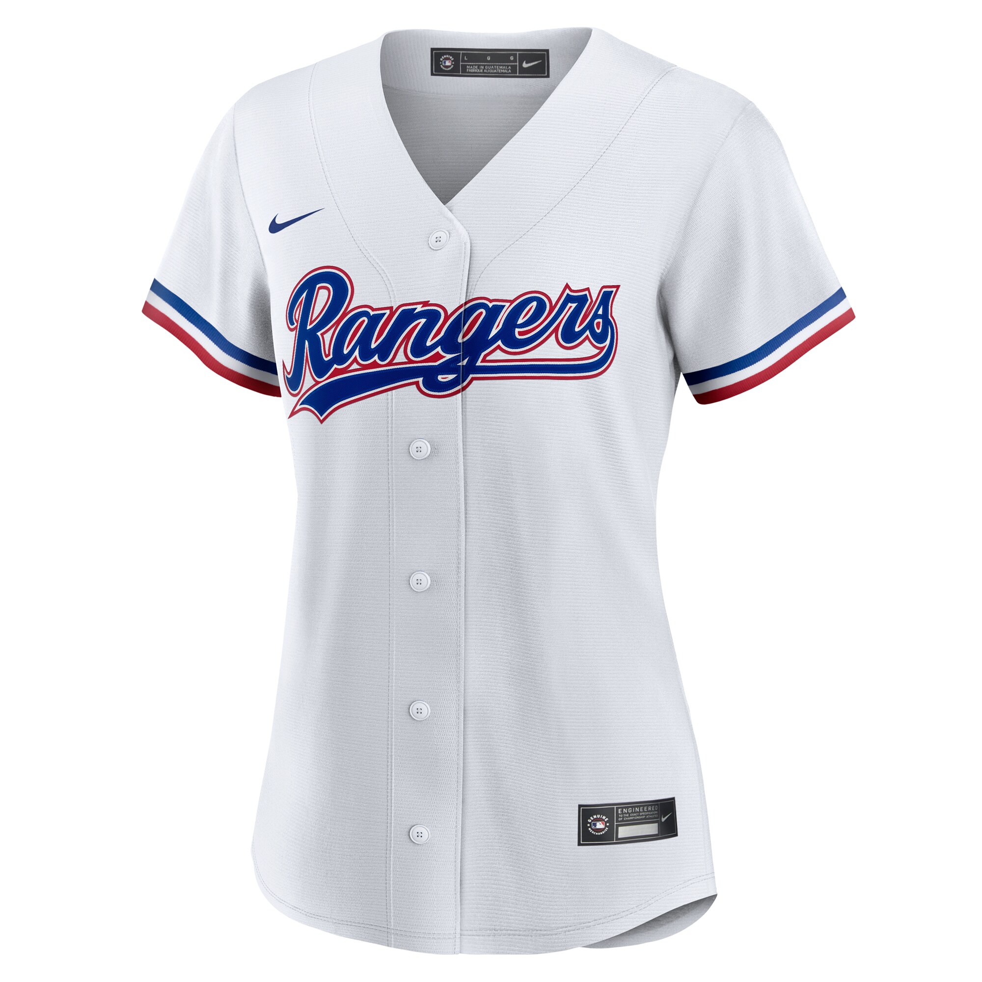 Texas Rangers White #1 Mom Home MLB Jersey Women's