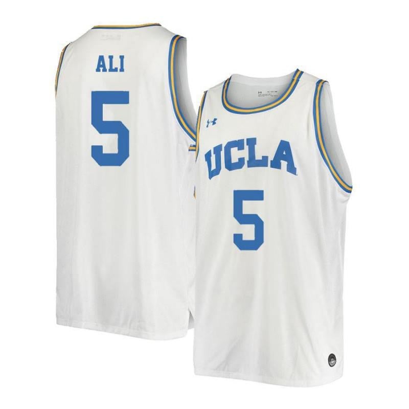 5 Prince Al White Retro Elite UCLA Bruins NCAA Jersey Men's
