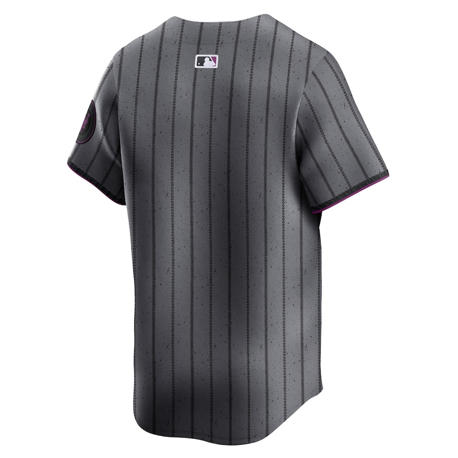 New York Mets 2024 City Connect Limited Graphite MLB Jersey Men's