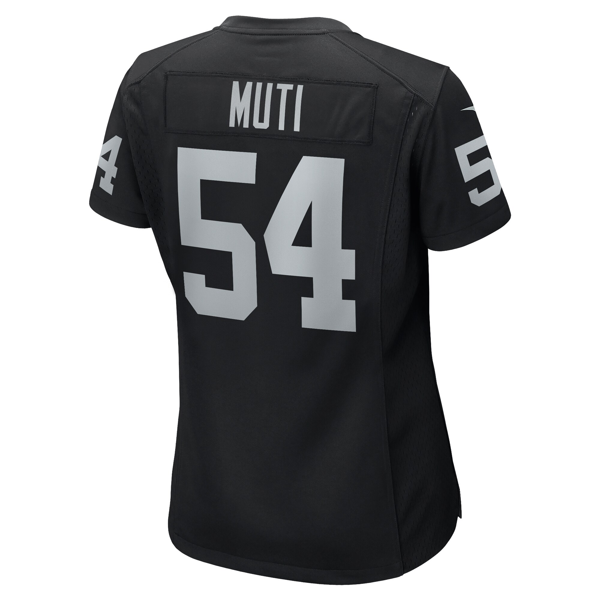Las Vegas Raiders Netane Muti Black Team Game NFL Jersey Women's