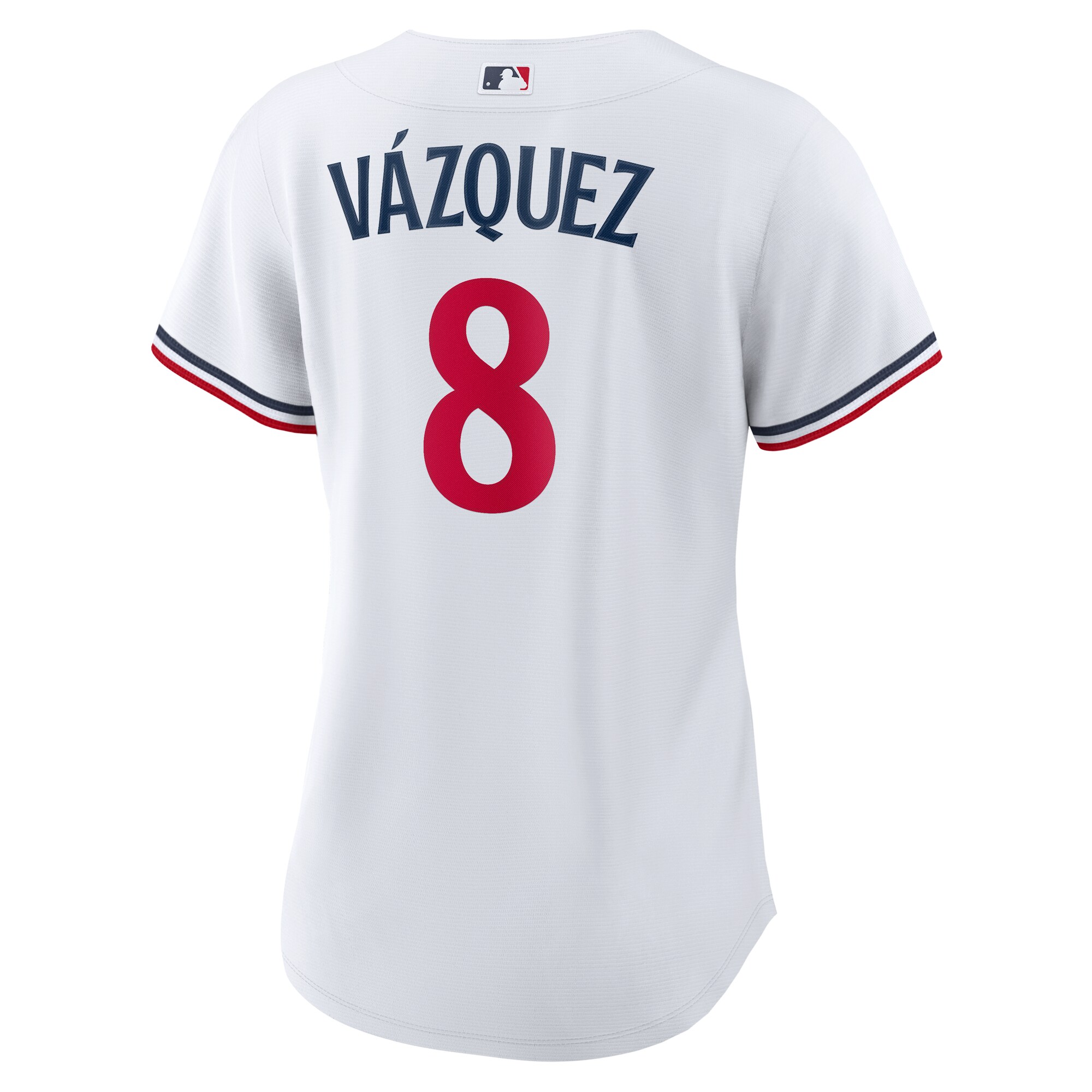 Minnesota Twins Christian V?zquez White Home MLB Jersey Women's