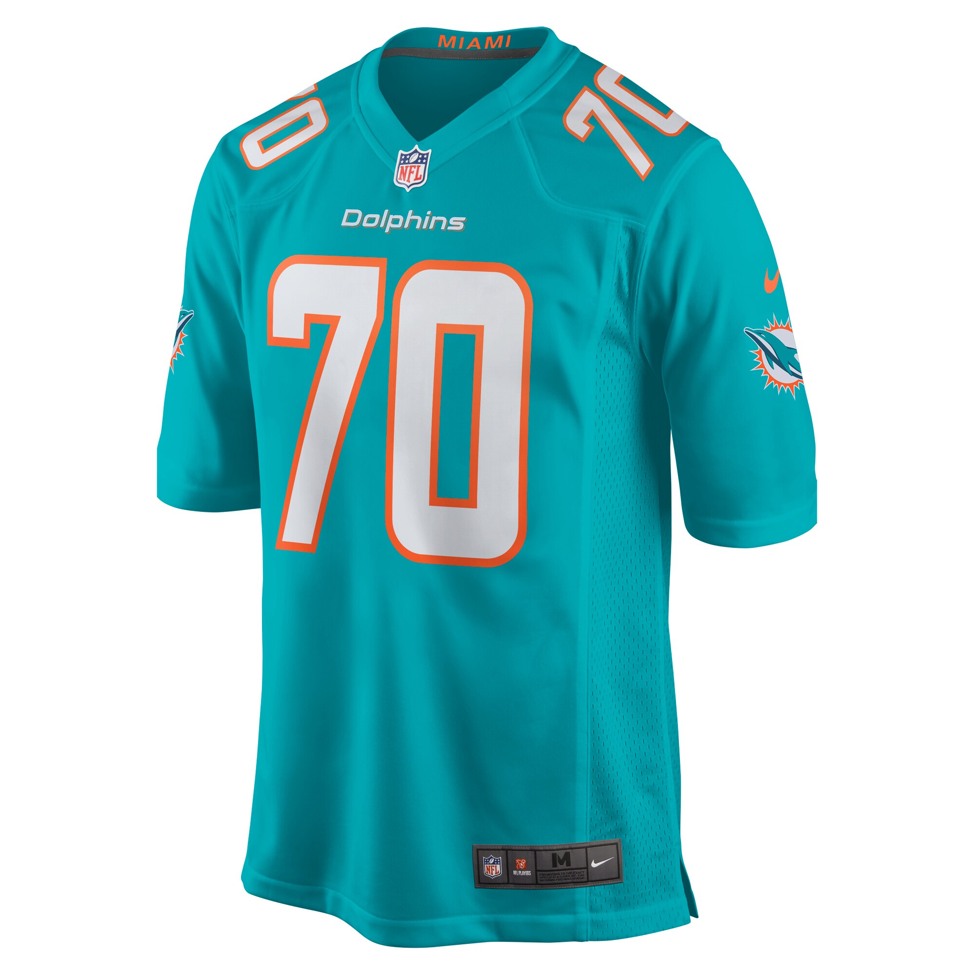 Miami Dolphins Kendall Lamm Aqua Home Game Player NFL Jersey Men's