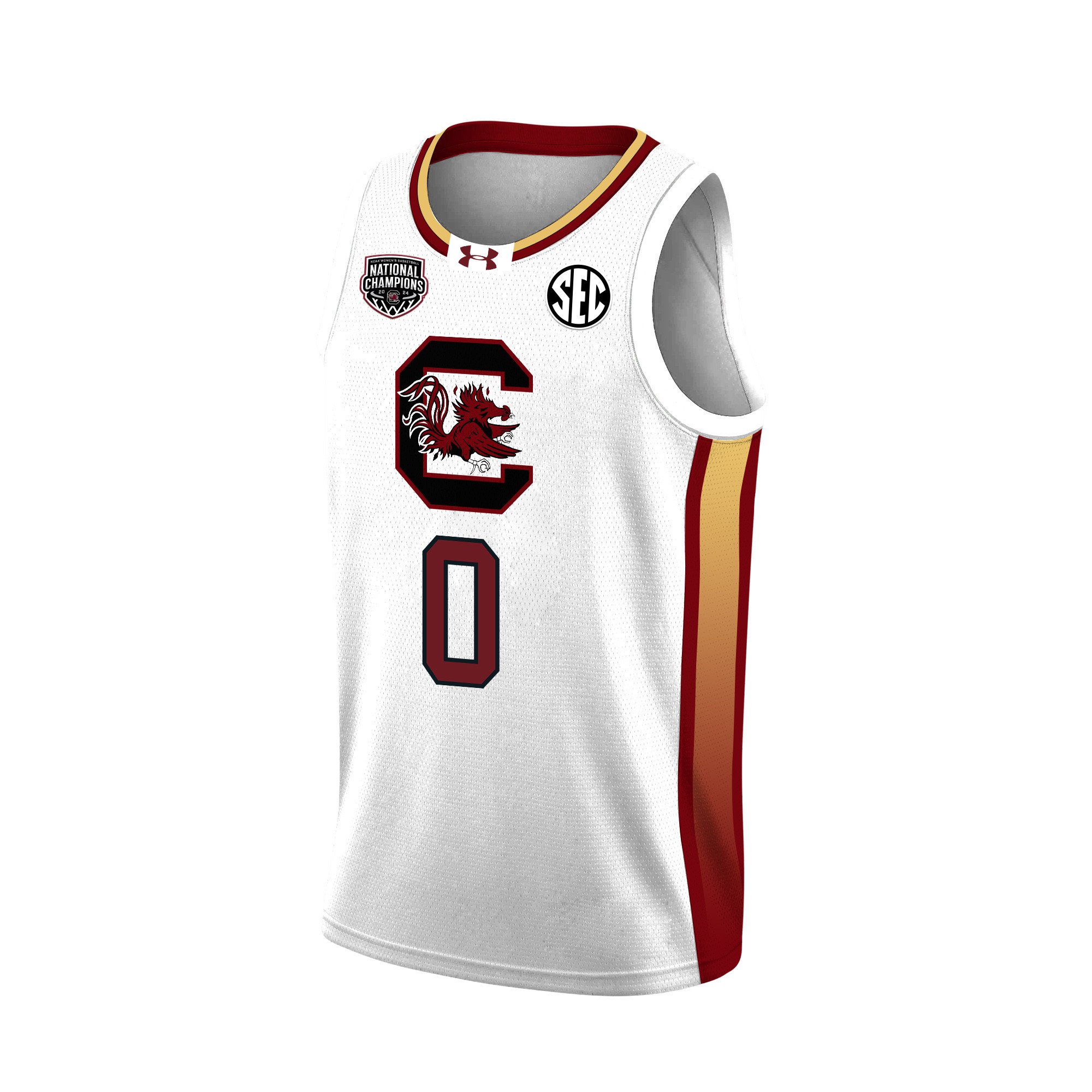 Te-Hina Paopao 0 South Carolina 2024 National Champions Patch Unisex NCAA Jersey Unisex