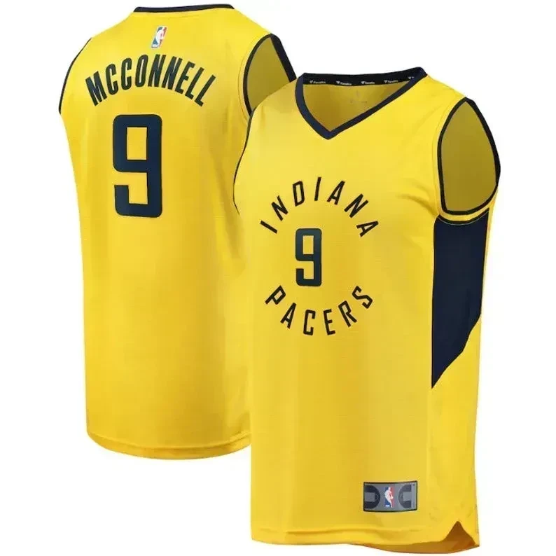 Indiana Pacers T.j. Mcconnell 9 NBA Jersey Men's