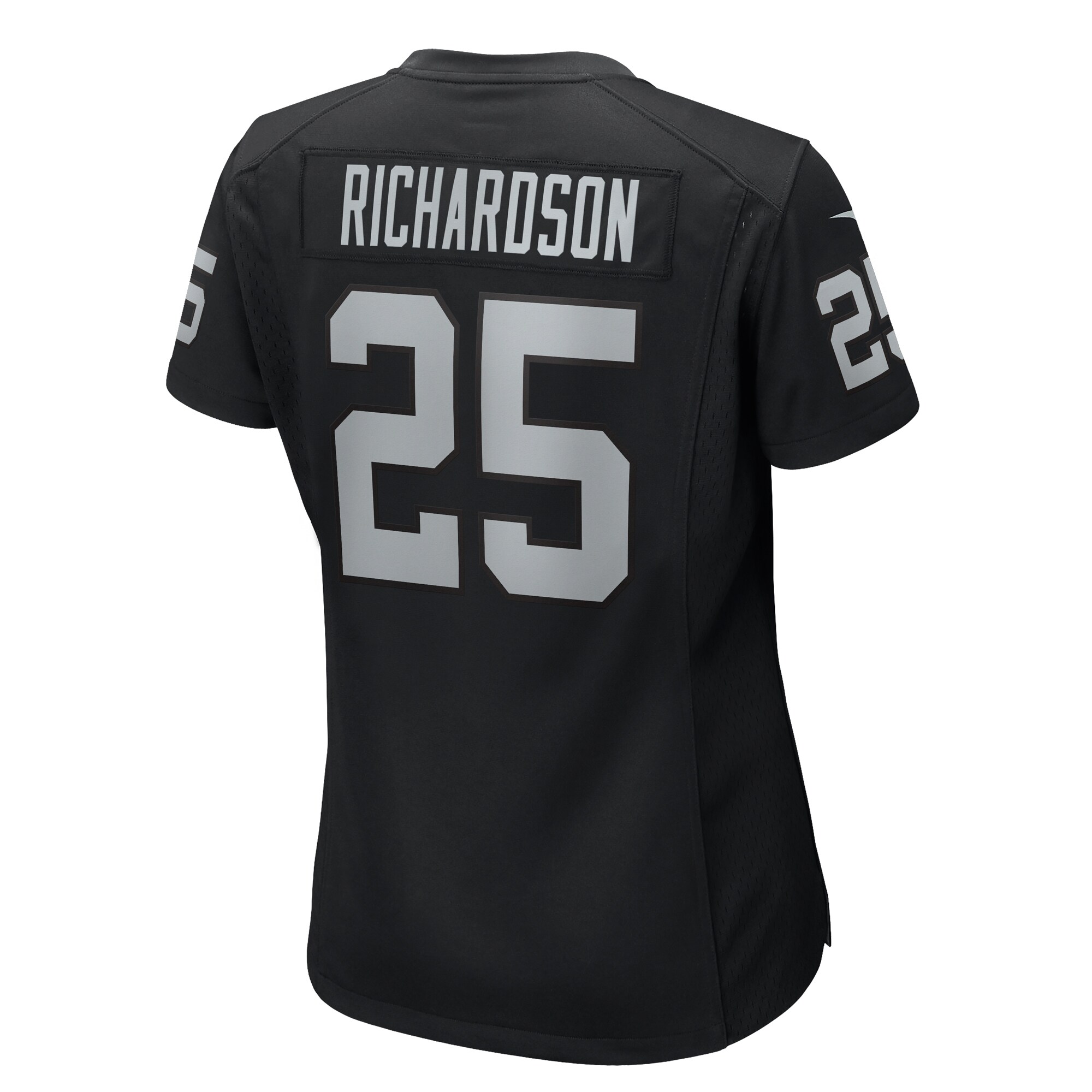 Las Vegas Raiders Decamerion Richardson Black Game NFL Jersey Women's