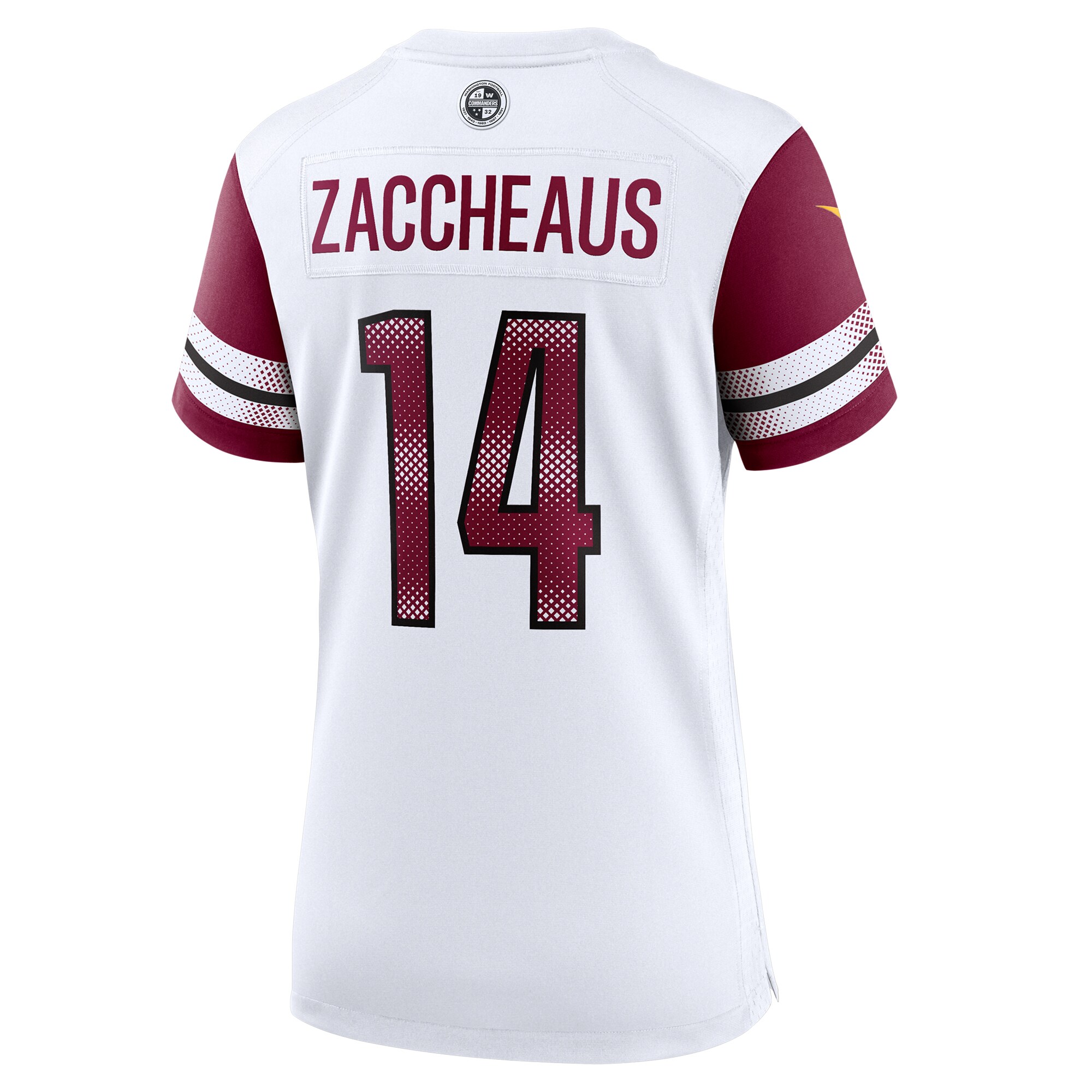 Washington Commanders Olamide Zaccheaus White Game NFL Jersey Women's