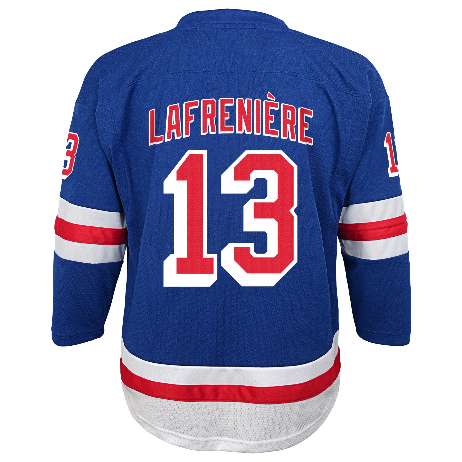 New York Rangers Alexis Lafreniere Blue Home Player NHL Jersey Youth