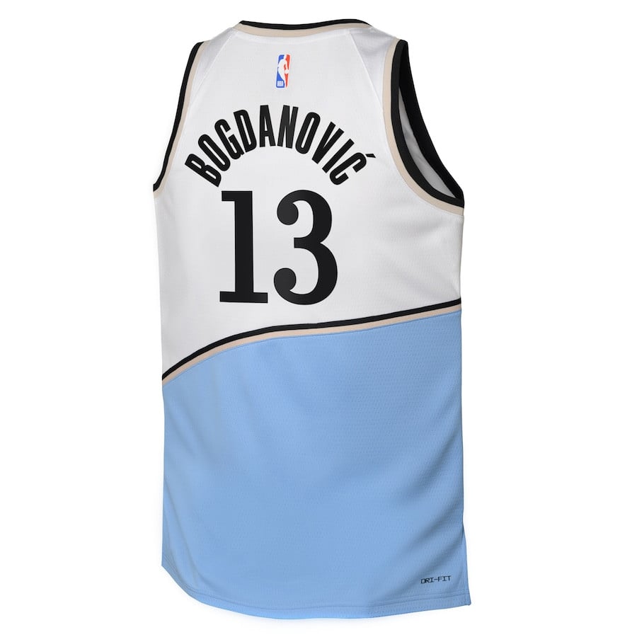 Bogdan Bogdanovic 13 Atlanta Hawks 2024/25 Swingman Playe City Editio White NBA Jersey Youth