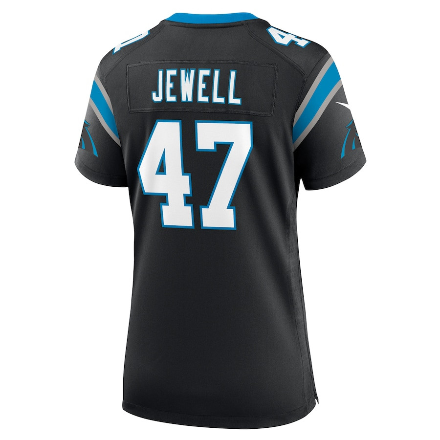 Josey Jewell 47 Carolina Panthers Game Black NFL Jersey Women's