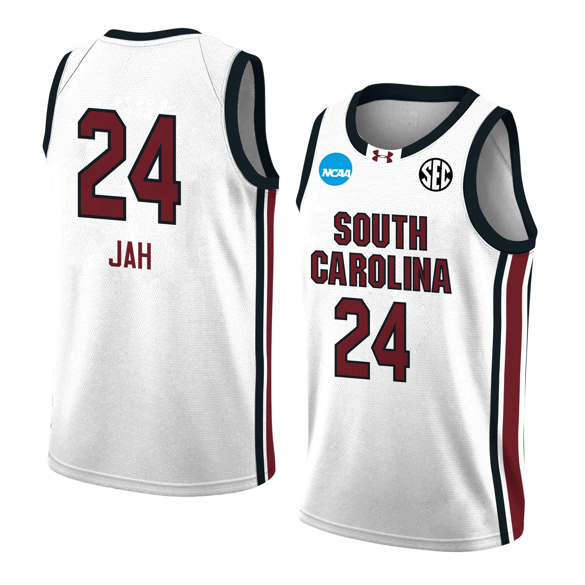 Sahnya Jah 24 South Carolina 2024 White Unisex NCAA Jersey Unisex