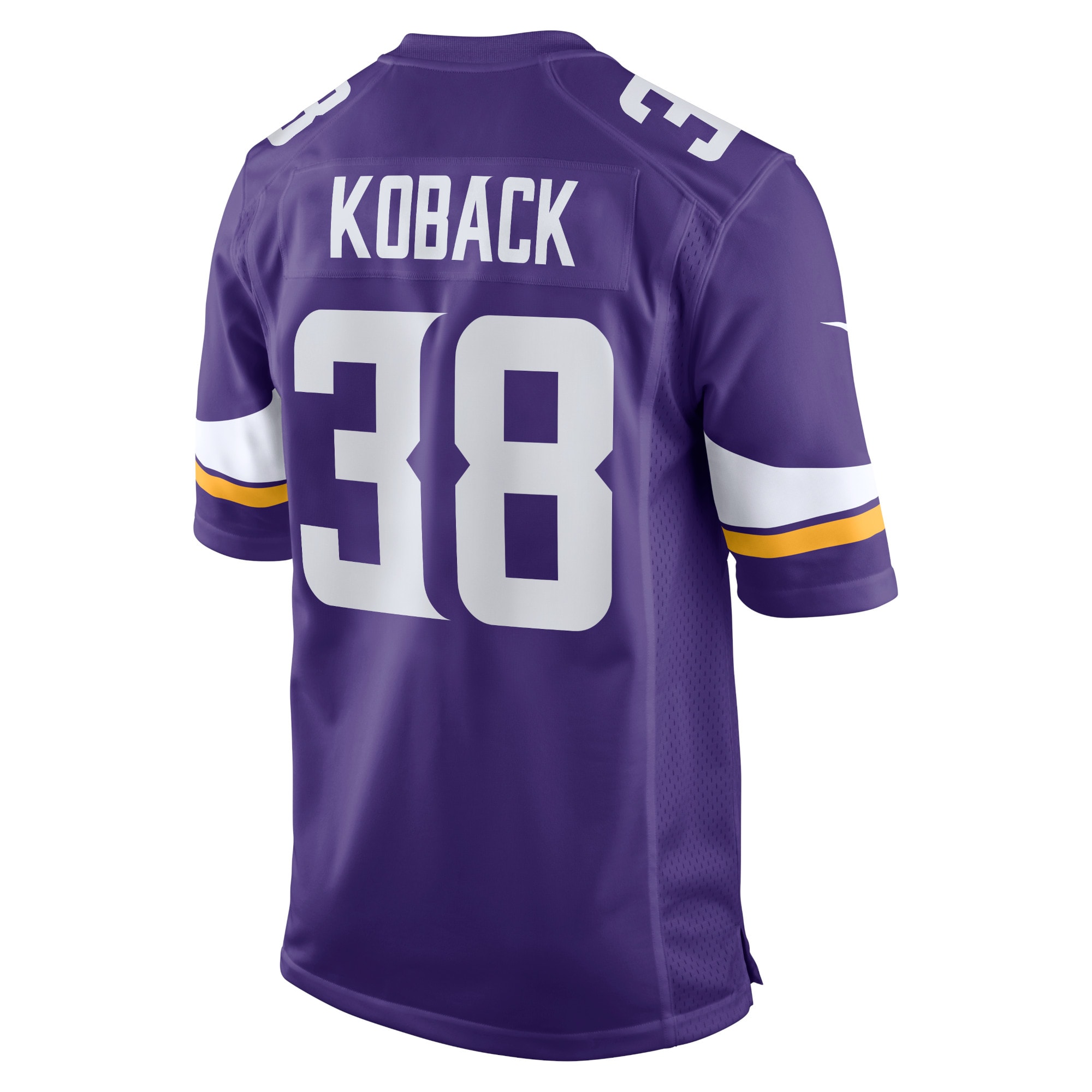 Minnesota Vikings Bryant Koback Purple Home Game Player NFL Jersey Men's