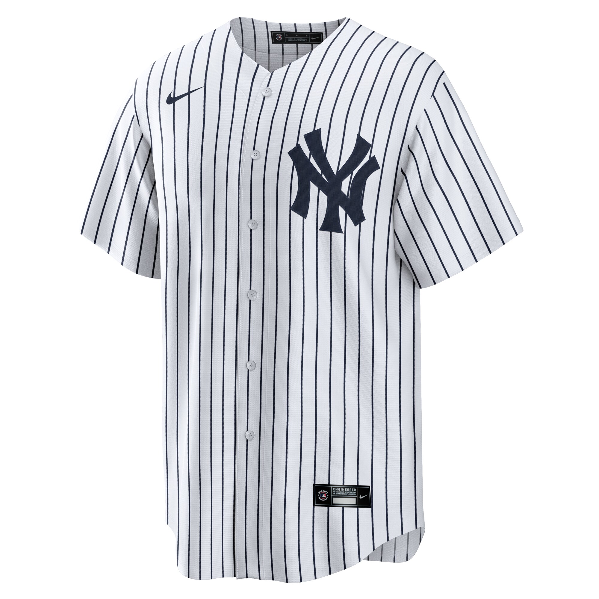New York Yankees White #1 Dad Home MLB Jersey Men's