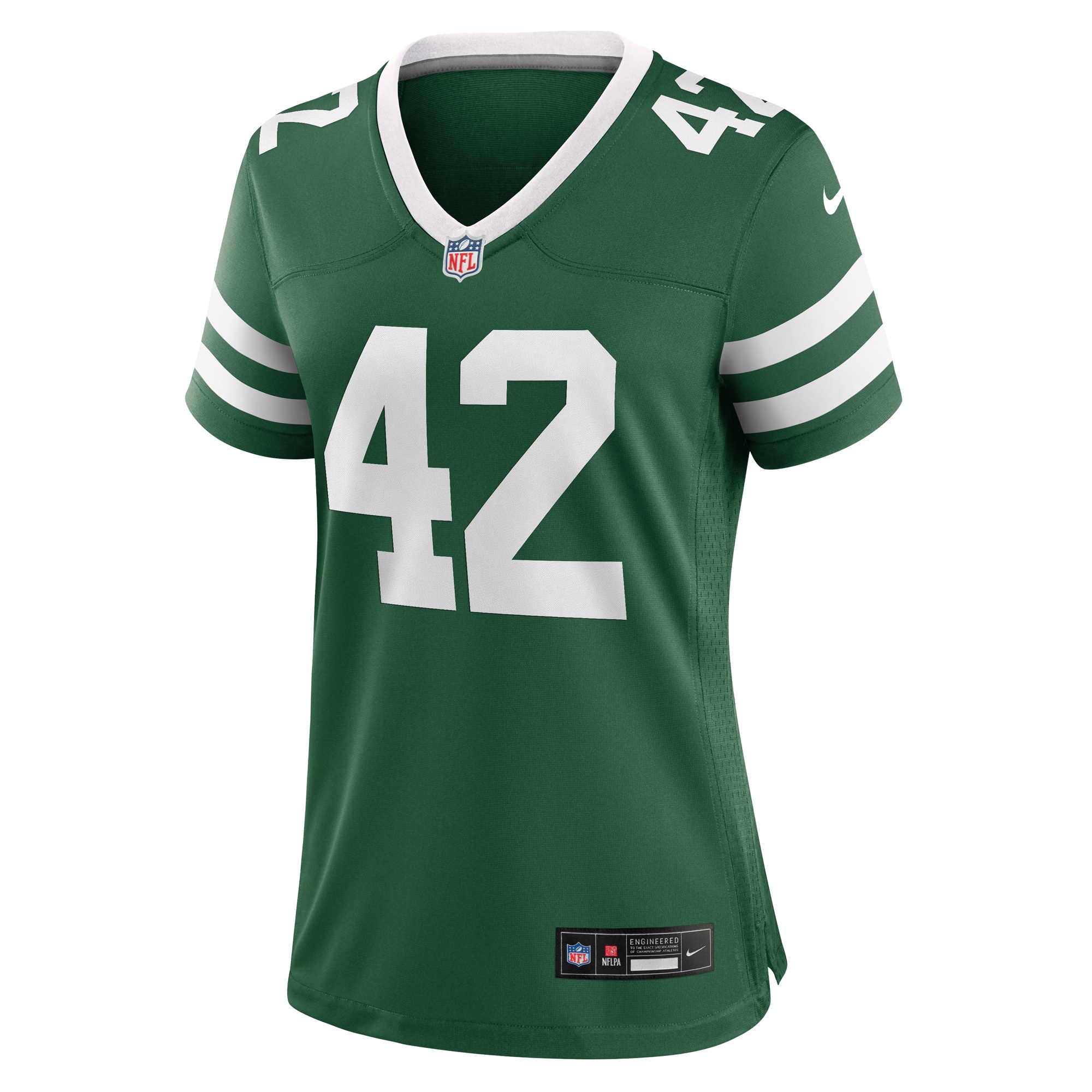 New York Jets Thomas Hennessy Legacy Green Team Game NFL Jersey Women's