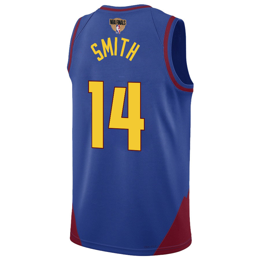Ish Smith 14 Denver Nuggets Final Champions 2023 Swingma Blue NBA Jersey Youth